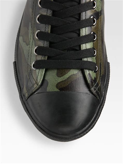 prada lace up shoes men|prada camouflage sneakers.